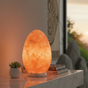 Himalayan Salt Egg Shape Lamp thumbnail 2