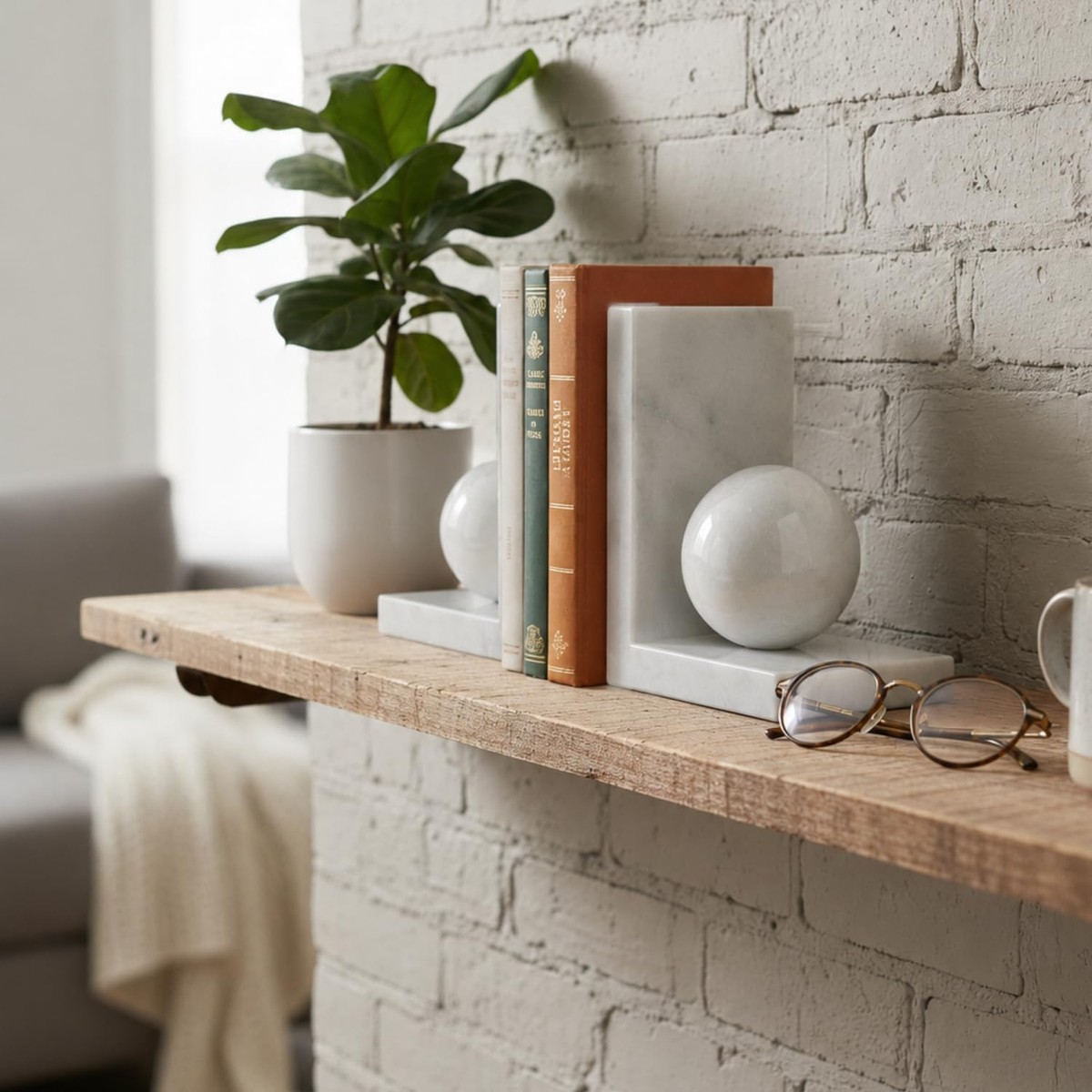 Marble Bookends - View 7