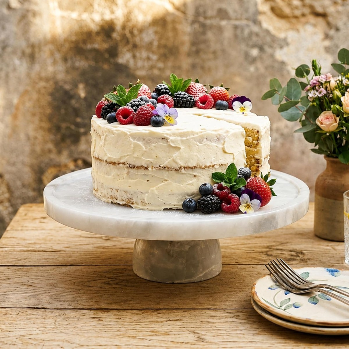 Marble Cake Stand - View 7