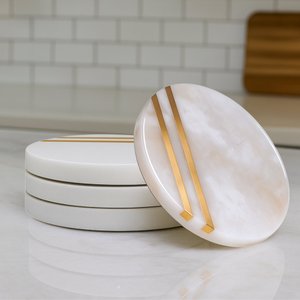 Marble Coaster Set of 4 thumbnail 2