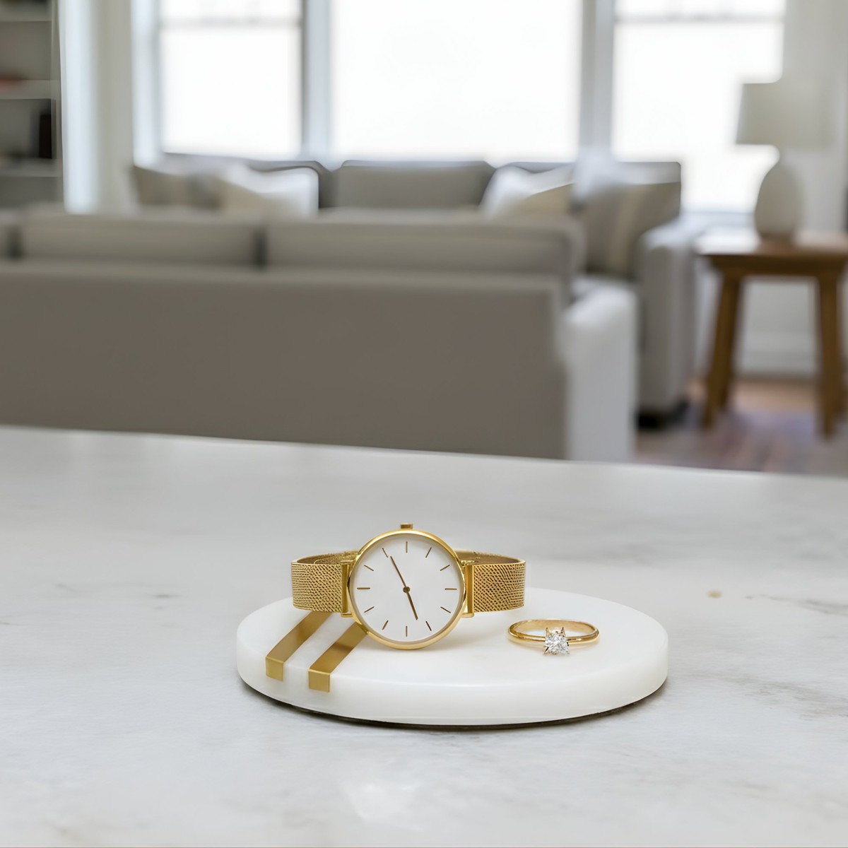 Marble Coaster Set of 6 - View 2