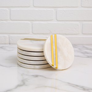 Marble Coaster Set of 6 thumbnail 3