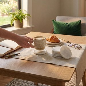 Marble Coaster Set of 6 thumbnail 6
