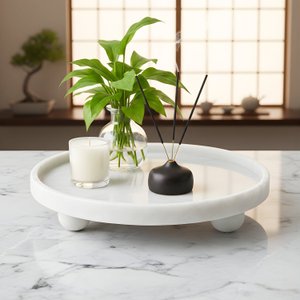 Marble Round Jewelry Tray thumbnail 2