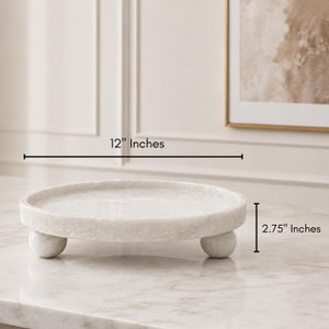 Marble Round Jewelry Tray thumbnail 3