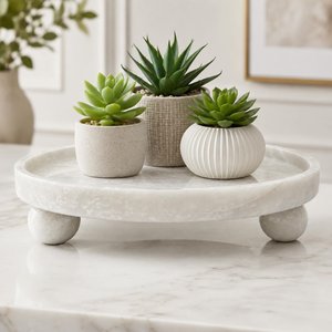 Marble Round Jewelry Tray thumbnail 5