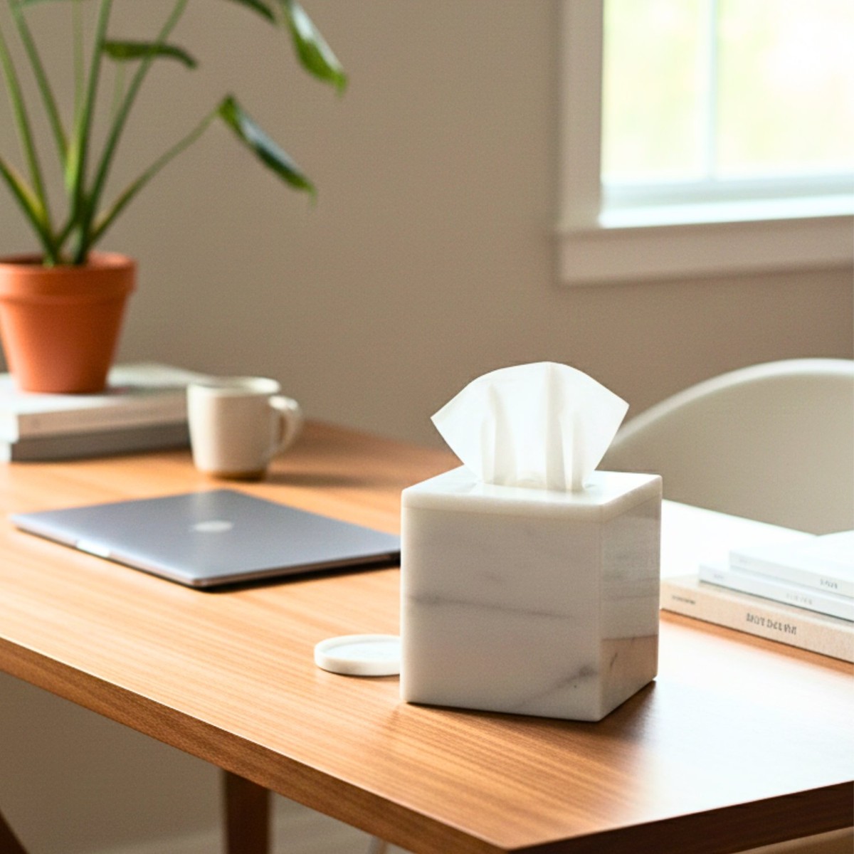 Marble Tissue Box - View 4