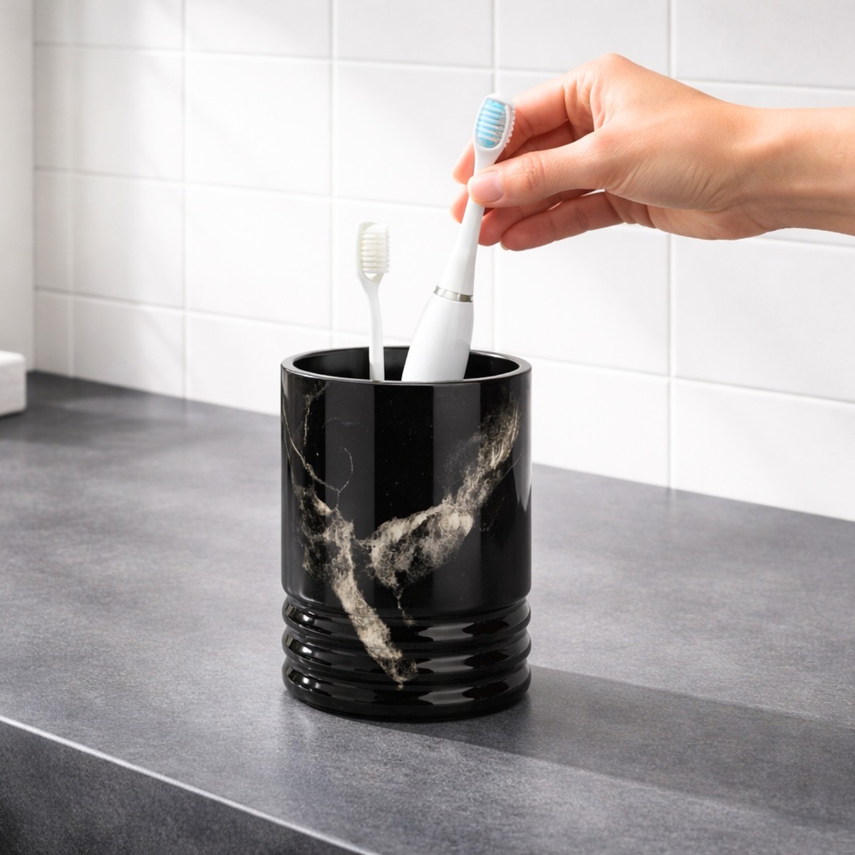 Marble Toothbrush Holder - View 2
