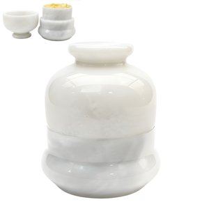 LaOnyx Signature Butter Crock  - White
