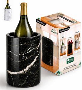 Classic Marble Wine Chiller - Black