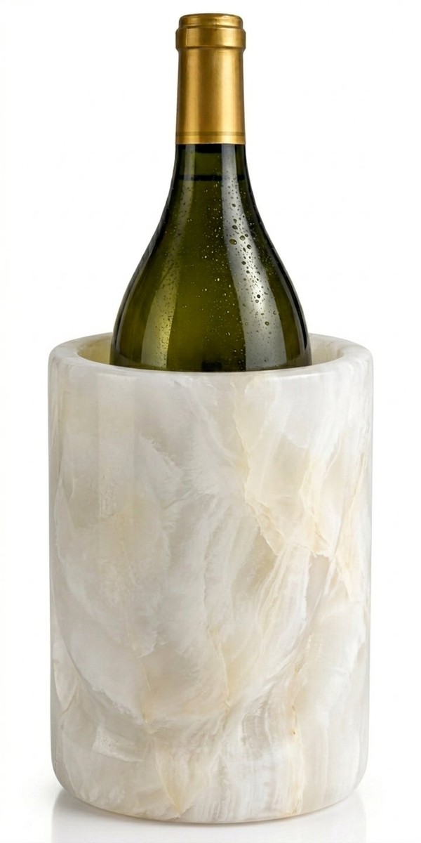 Classic Marble Wine Chiller - Premium handcrafted marble dining from LaOnyx