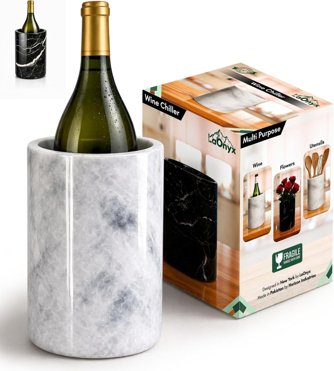 Classic Marble Wine Chiller - View product details Classic Marble Wine Chiller - Premium handcrafted marble dining from LaOnyx